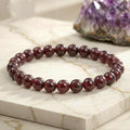 Bracelet "Assurance" en Grenat
