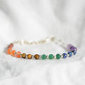 Bracelet "Accord des 7 Chakras" Argenté