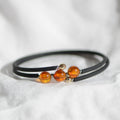 Bracelet Ambre "Renforcement" 3 petites perles - Pièce Rare