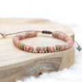 Bracelet Boho "Soulagement" Rose