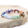Bracelet "Paix des 7 Chakras" baroque