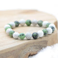 Bracelet "Santé" Mix en Howlite & Zoïsite