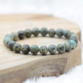 Bracelet "Positif" en Turquoise Verte