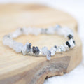 Bracelet "Purification et Protection" en Quartz & Tourmaline Noire Chip