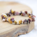 Bracelet "Soulagement et Protection" en Jaspe Mokaïte Chip