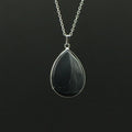 Pendentif "Bouclier" en Oeil céleste Goutte