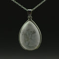 Pendentif "Patience" en Howlite Goutte