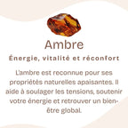 Bracelet Ambre "Renforcement" 3 perles - Pièce Rare