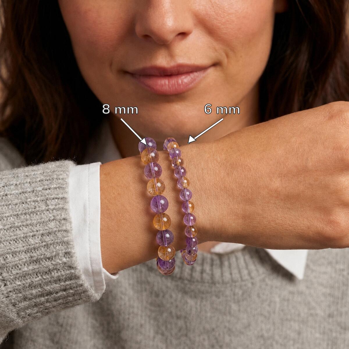 Bracelet "Inspiration" en Amétrine