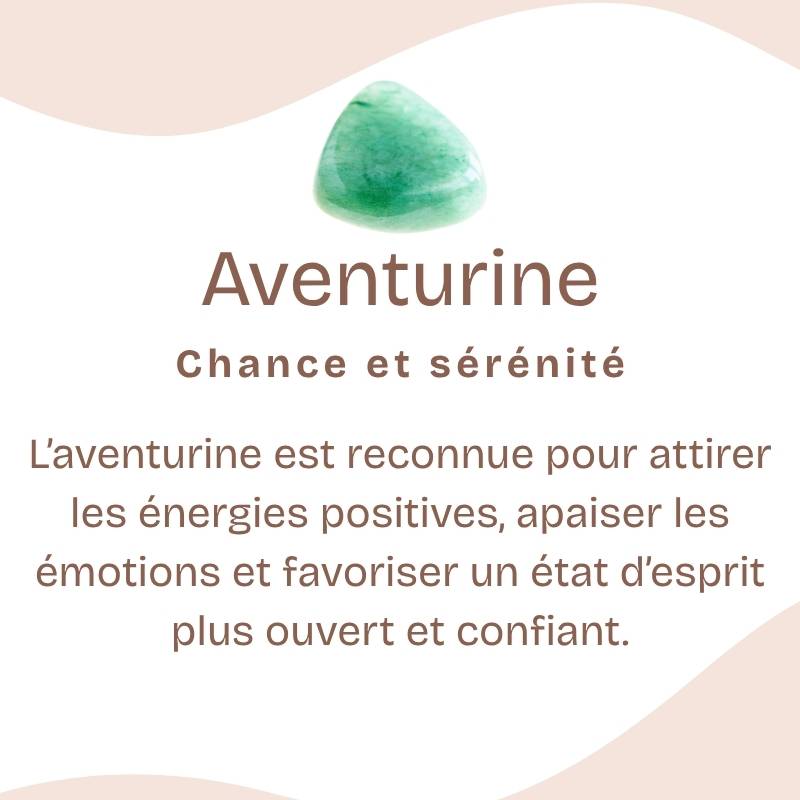 Bracelet "Tranquillité" en Aventurine