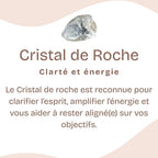 Bracelet "Amplificateur" en Quartz (Cristal de Roche)