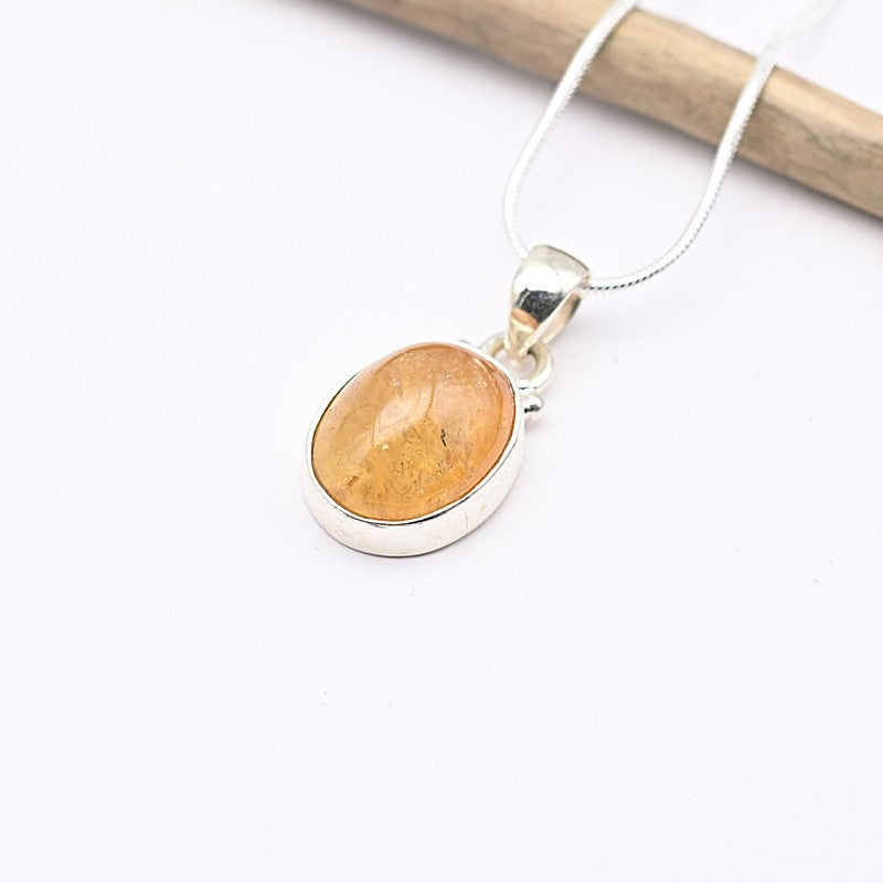 Pendentif "Renforcement" en Ambre, ARGENT 925 : AMB4