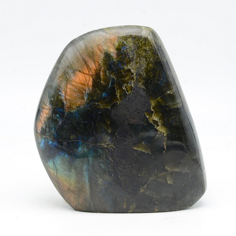 Bloc de Labradorite POLI (717g) A Réf : LBGP2