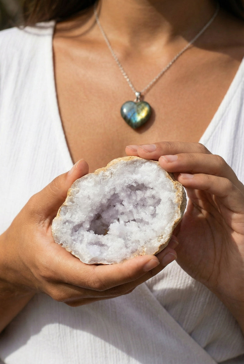 Nos géodes de quartz