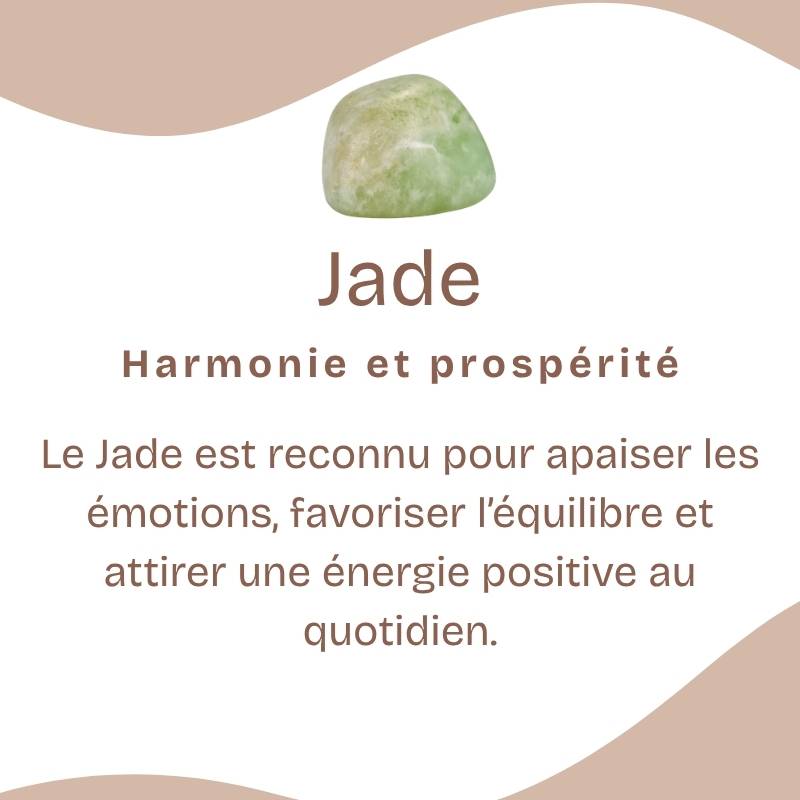 Pendentif "Sérénité" en Jade Coeur 2 cm