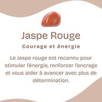 Oeuf de Yoni en Jaspe Rouge - Renforcez votre Périnée et Augmentez votre Énergie Féminine
