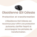 Pendentif "Bouclier" en Oeil céleste Goutte