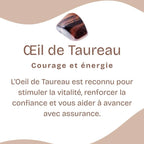 Bracelet "Force" en Œil-de-Taureau