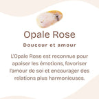 Pierre roulée "Douceur" en Opale Rose des Andes [RARE] (Lot de 20g)