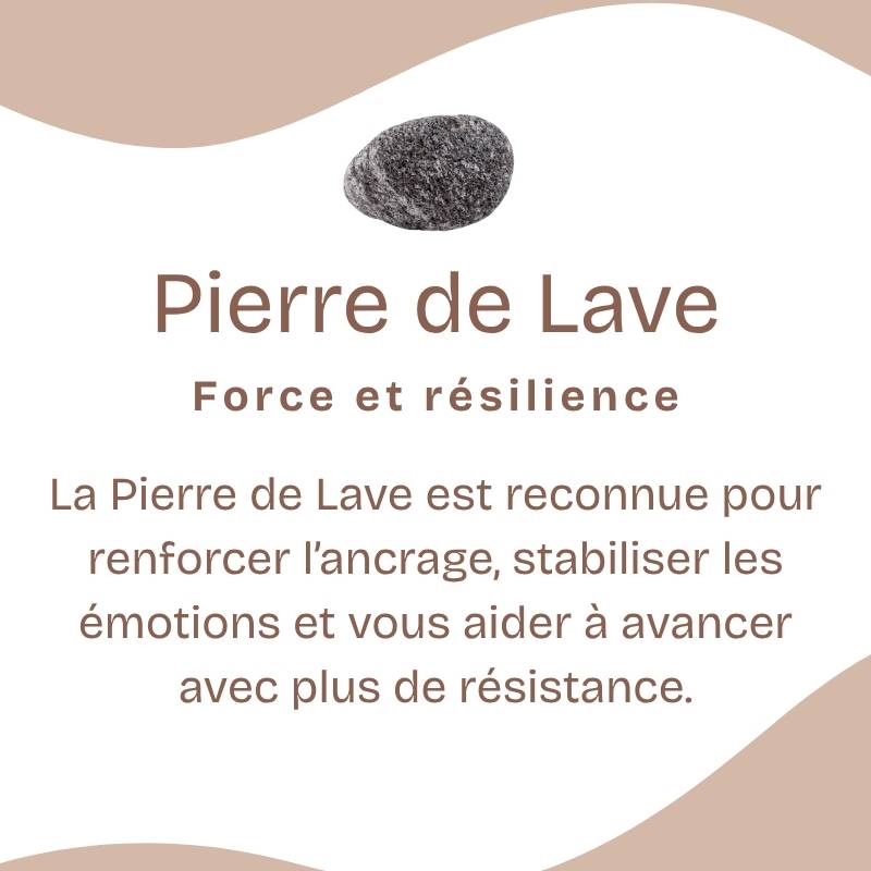 Bracelet "Duo Amour & Distance" en Howlite & Pierre de Lave