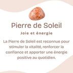 Bracelet "Optimisme" en Pierre de Soleil Chip