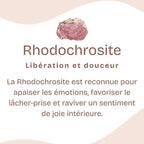 Bracelet "Compassion" en Rhodochrosite