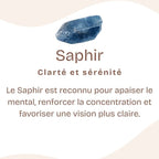 Bracelet "Joie de vivre" en Saphir [TRES RARE] à facettes