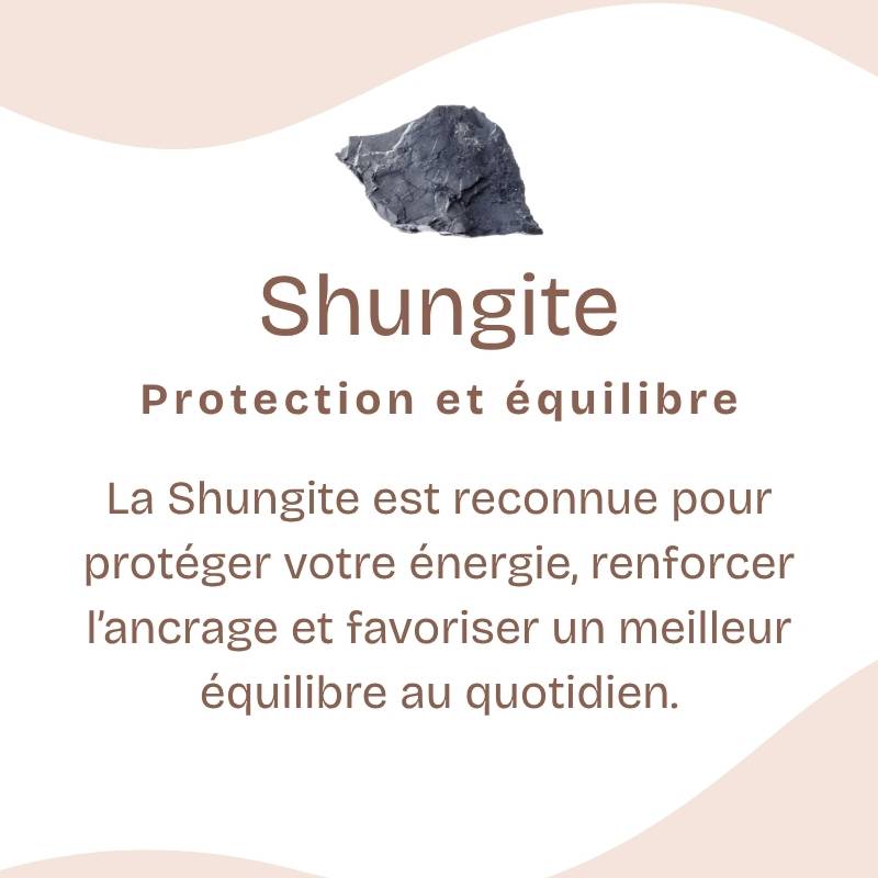 Bracelet "Barrière" en Shungite Chip