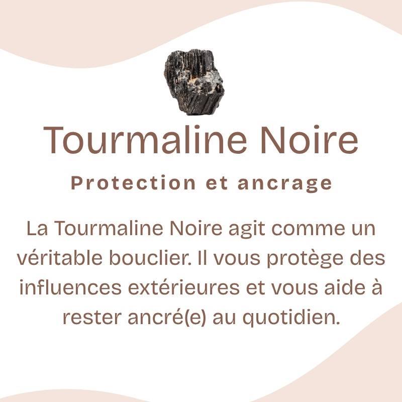 Bracelet "Absorption" en Tourmaline Noire & Feuille Argent 925 - Pièce de Bijouterie -