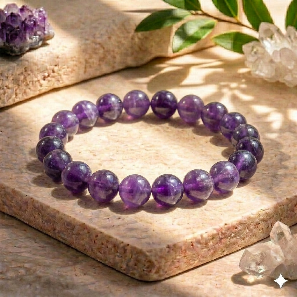 Bracelet "Anti stress" en Améthyste