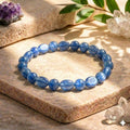 Bracelet "Accord" en Cyanite Bleue Roulé