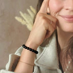Bracelet "Évolution" en Jais