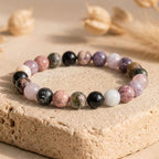 Bracelet "Renfort" en Tourmaline Multicolore