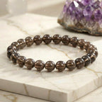 Bracelet "Lucidité" en Quartz Fumé