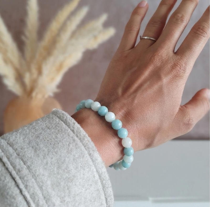 Bracelet "Apaisement" en Amazonite du Brésil