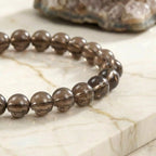 Bracelet "Lucidité" en Quartz Fumé