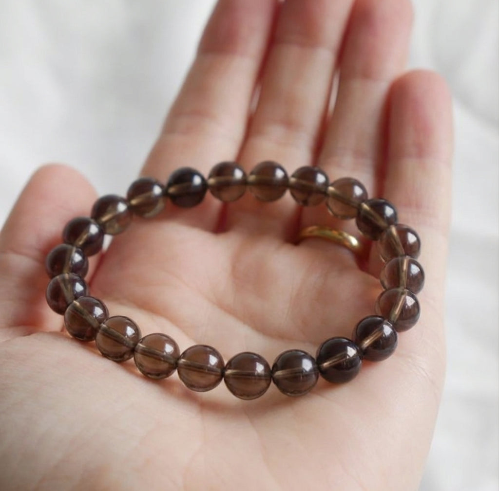 Bracelet "Lucidité" en Quartz Fumé