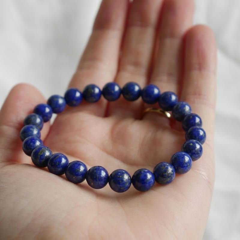 Bracelet "Contrôle" en Lapis Lazuli