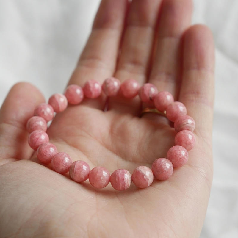 Bracelet "Compassion" en Rhodochrosite