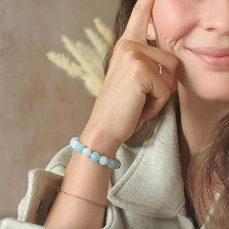 Bracelet "Apaisement" en Amazonite du Brésil