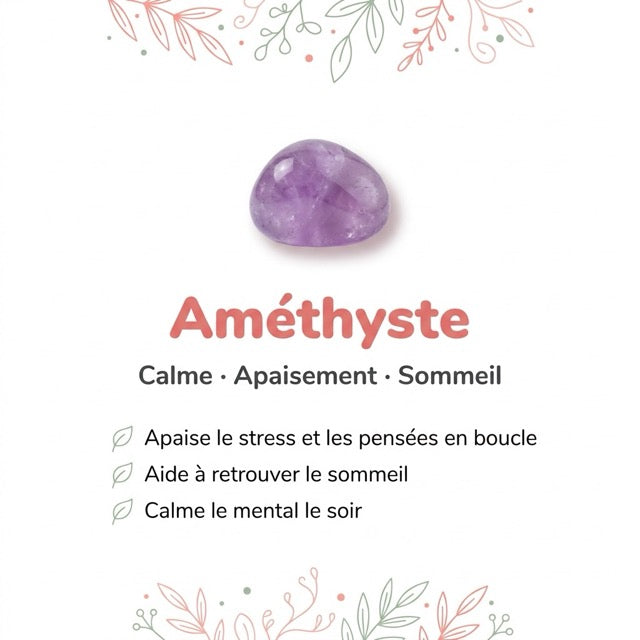 Vertus de la pierre : Amethyste