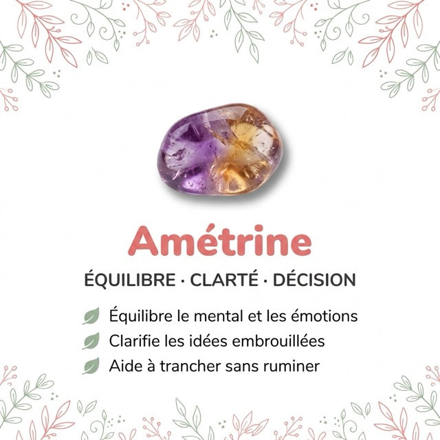 Vertus de la pierre : Ametrine