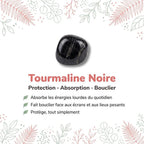 Vertus de la pierre : Tourmaline Noire