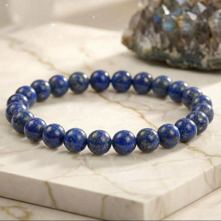 Bracelet "Contrôle" en Lapis Lazuli