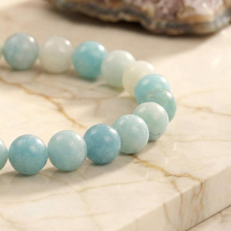 Bracelet "Apaisement" en Amazonite du Brésil