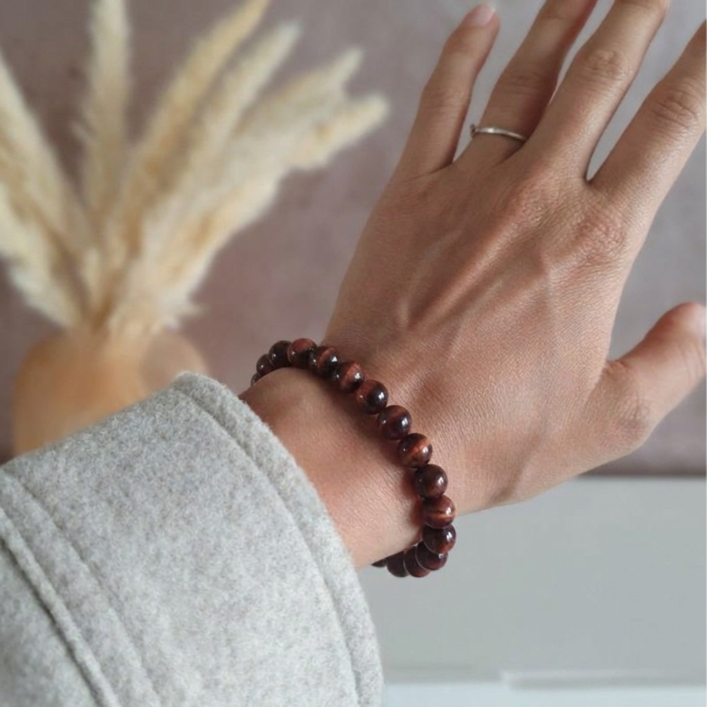 Bracelet "Force" en Œil-de-Taureau