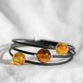 Bracelet Ambre "Renforcement" Multi-rang - Pièce Rare