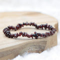 Bracelet "Assurance" en Grenat Chip