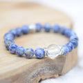Bracelet Cristal "Maitrise" en Sodalite
