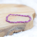 Bracelet "Énergie" en Rubis [RARE] à facettes